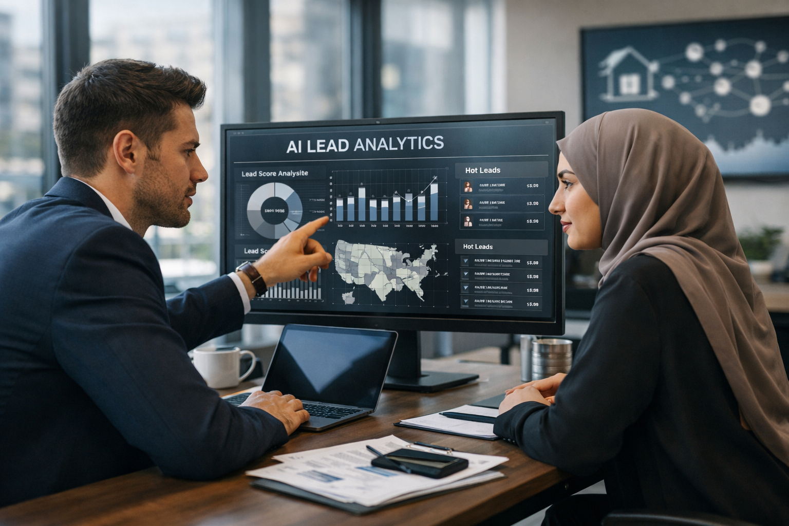 AI lead generation for real estate used by US business teams